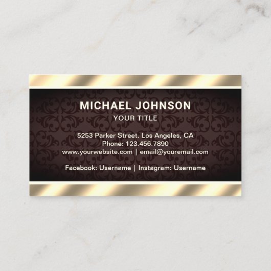 古いヴィンテージアンティークタイプライタープロフェッショナルライター 名刺 (裏面)