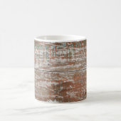 古いヴィンテージウッドテクスチャbackgroundabstract、ホーム  コーヒーマグカップ (中央)