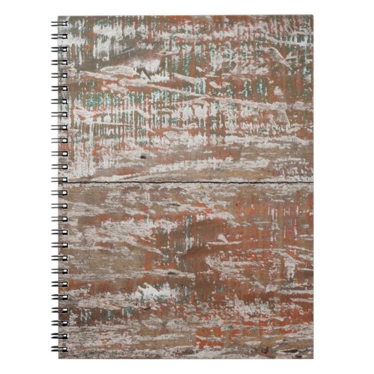 古いヴィンテージウッドテクスチャbackgroundabstract、ホーム ノートブック (正面)