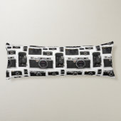 古いヴィンテージカメラ一括選択カラーB枕 ボディピロー (裏面)