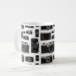 古いヴィンテージカメラ(バルクホワイトマグ) コーヒーマグカップ