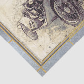 古いヴィンテージクラシック車のデコページ 薄葉紙 (詳細)