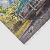 古いヴィンテージクラシック車のデコページ 薄葉紙 (詳細)