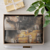 古いヴィンテージクラシック車のデコページ 薄葉紙 (ギフト)