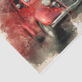 古いヴィンテージクラシック車のデコページ 薄葉紙 (詳細)