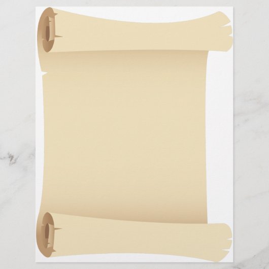 古いヴィンテージスクロール (正面)