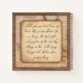 古いヴィンテージタイプライター。作家/ライターギフト ノートブック (裏面)