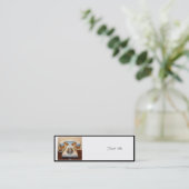 古いヴィンテージダイヤルアップ携帯電話 スキニー名刺 (スタンド正面)