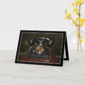 古いヴィンテージダイヤルアップ電話 カード (黄色い花)