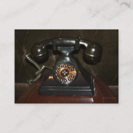 古いヴィンテージダイヤルアップ電話 名刺
