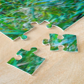 古いヴィンテージトラックバーモント。クリスマスグリーティングジグ ジグソーパズル (側面)