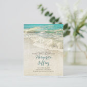 古いヴィンテージビーチ日付はがきを保存 案内ポストカード (スタンド正面)