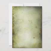 古いヴィンテージビーチ結婚式招待状 招待状 (裏面)