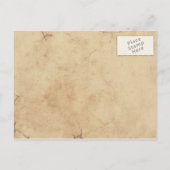 古いヴィンテージマウンテンチャーチ日付保存 案内ポストカード (裏面)