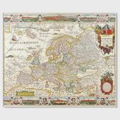 古いヴィンテージマップパーティーおもしろいのラッピング紙 ラッピングペーパー (フラット)