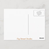 古いヴィンテージラベル編集文字カード ポストカード (裏面)