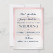 古いヴィンテージレトロラジオプランナー 招待状 (正面)