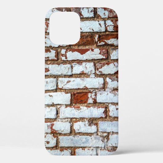 古いヴィンテージレンガの壁に白い床を振りかけたもの Case-Mate iPhoneケース (裏面)