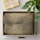 古いヴィンテージ手書きティッシュペーパー 薄葉紙 (ギフト)