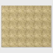 古いヴィンテージ手書きラッピング紙 ラッピングペーパー (フラット)