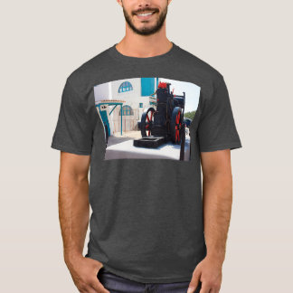 古いヴィンテージ機関車ワゴン4 Tシャツ