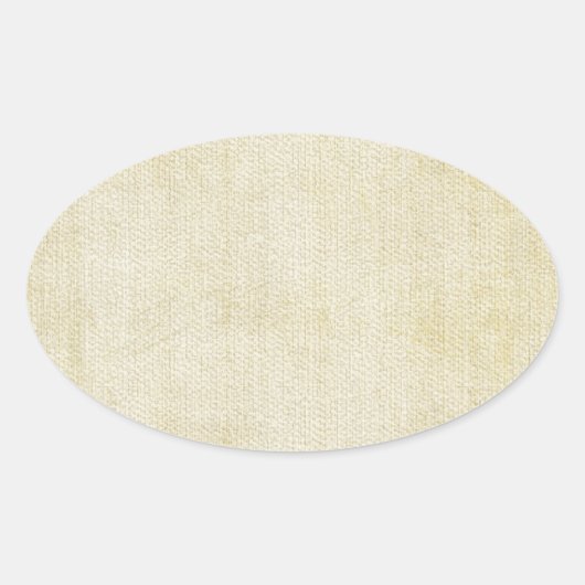 古いヴィンテージ紙の背景シール 楕円形シール (正面)