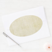 古いヴィンテージ紙の背景シール 楕円形シール (封筒)