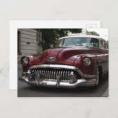 古いヴィンテージ車 – はがき (正面/裏面)