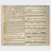 古いヴィンテージ辞書–7 ラッピングペーパー (フラット)