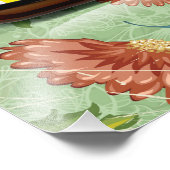 古いヴィンテージCRTテレビ フォトプリント            (角)