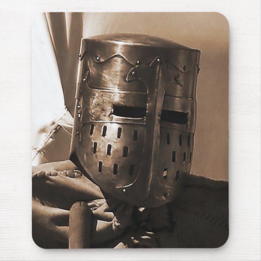 古い中世マスクのmousepad マウスパッド (正面)
