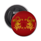 古い中国のIdeogram RBOとゴールデンドラゴン 栓抜き (正面)