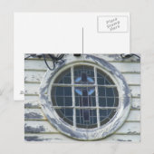 古い丸い窓。 ポストカード (正面/裏面)