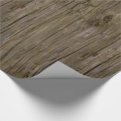 古い丸太の質 ラッピングペーパー (角)