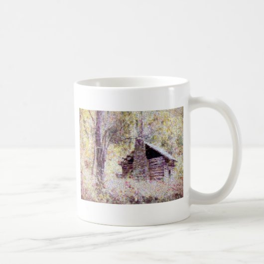 古い丸太小屋 コーヒーマグカップ (右)