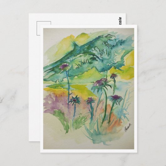 古い丸太 ポストカード (正面/裏面)