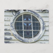 古い丸窓 ポストカード (正面)
