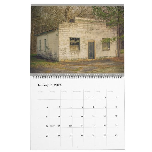 古い事、放棄、及び腐食の容積3の壁Cal カレンダー (1月 2026)