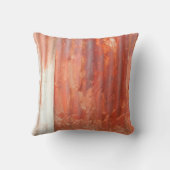 古い亜鉛背景ヴィンテージスタイル。錆びた壁  クッション (裏面)