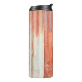 古い亜鉛背景ヴィンテージスタイル。錆びた壁 タンブラー (回転左)