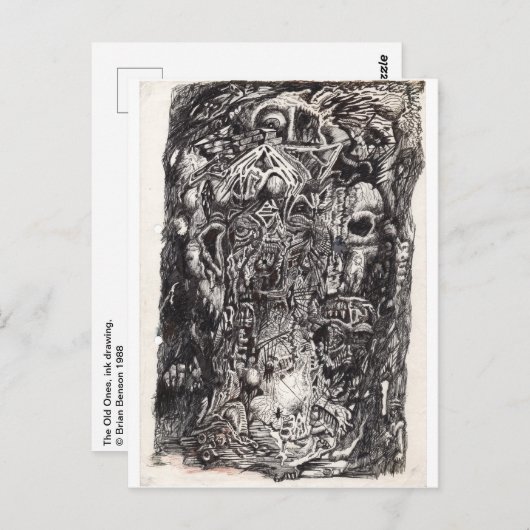 古い人たち ポストカード (正面/裏面)