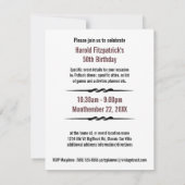 古い人のための52のプライマーヴィンテージの小型トラックのパーティー 招待状 (裏面)