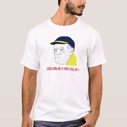 古い人のTシャツ Tシャツ (正面)