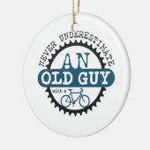 古い人 セラミックオーナメント (左)