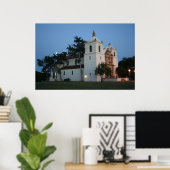 古い任務を乗り越える月 ポスター (ホームオフィス)