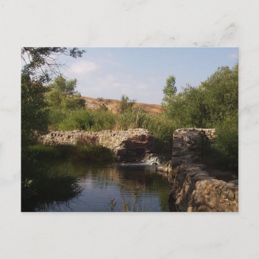 古い任務ダム ポストカード (正面)