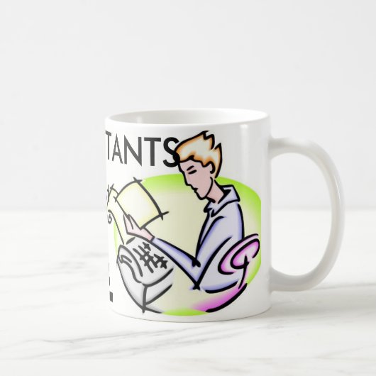 古い会計士は決して死にません コーヒーマグカップ (右)