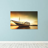 古い体 |バリ，インドネシア キャンバスプリント (インサイチュ (ウッドフロア))