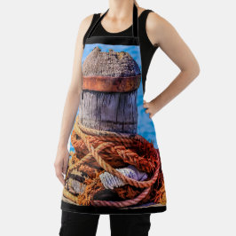 古い係留ボラード エプロン