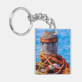 古い係留ボラード キーホルダー (正面左)